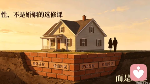 性,不是婚姻的“选修课”,而是“地基”