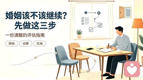 婚姻该不该继续?先做这三步