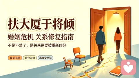 扶大厦于将倾——婚姻危机关系修复指南