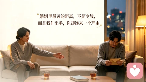 婚姻里最远的距离，不是冷战，而是我伸出手，你却递来一个理由