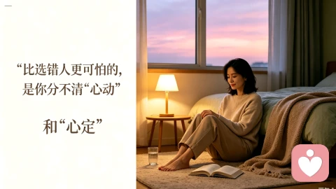 比选错人更可怕的,是你分不清“心动”和“心定”