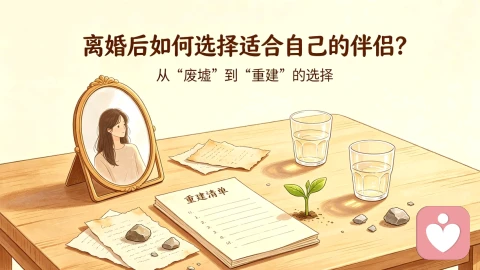 离婚后如何选择适合自己的伴侣？