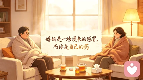 婚姻是一场漫长的感冒，而你是自己的药
