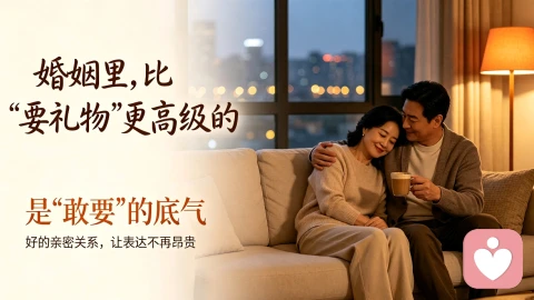 婚姻里，比“要礼物”更高级的，是“敢要”的底气