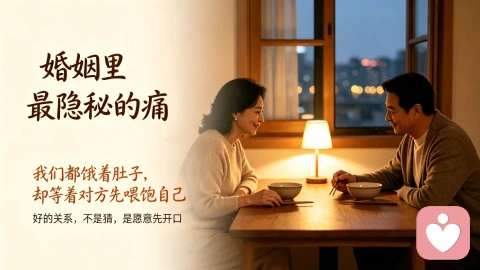 婚姻里最隐秘的痛:我们都饿着肚子,却等着对方先喂饱自己