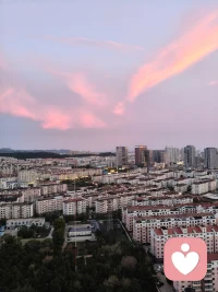 彩霞满天，安静嘛
