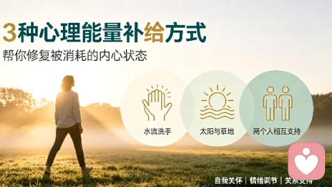 总觉得身心被消耗,试试这 3 种能量补给方式