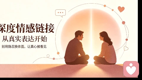 深度情感链接:好的爱情,从敢直面情绪、敢真实袒露开始
