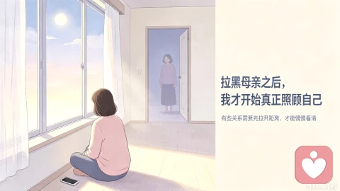 和母亲关系陷入僵局,拉黑不是结束,是边界的开始