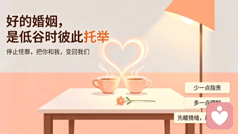 婚姻变冷的真相:不是伴侣“克你运势”,是认知拖垮了感情