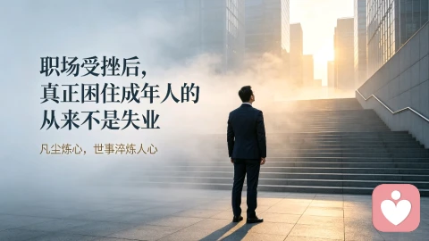 职场受挫后,真正困住成年人的从来不是失业