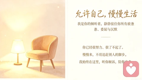 允许自己,慢慢生活