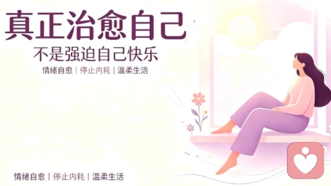 真正治愈自己，从来不是强迫自己快乐