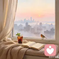 把昨日的纠结留在夜色里，迎着晨光重新出发。不用逼自己闪闪发光，平安松弛就很好。愿清晨的微风，抚平所有不安，今日，好好爱自己。