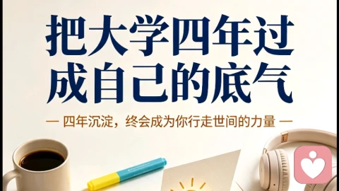 把大学四年活成自己的底气