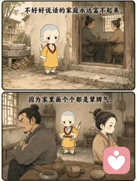 一个小小的家庭！