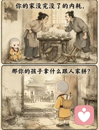 一个小小的家庭！