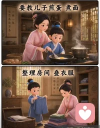如果你生了个儿子，那你就好好的养育他，只为了以后的社会上多一个好男儿！多一个栋梁之材……