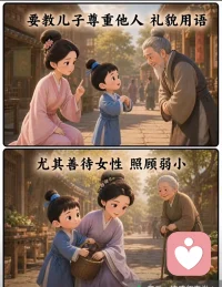 如果你生了个儿子，那你就好好的养育他，只为了以后的社会上多一个好男儿！多一个栋梁之材……