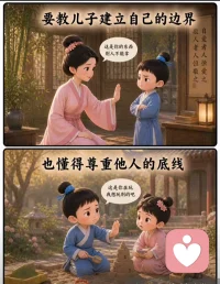 如果你生了个儿子，那你就好好的养育他，只为了以后的社会上多一个好男儿！多一个栋梁之材……