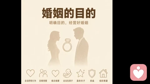 婚姻的目的是什么？