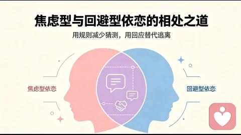焦虑型依恋与回避型依恋的相处之道