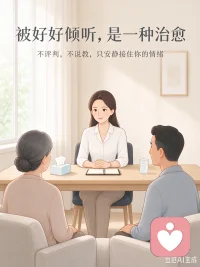 好好倾听，是成年人难得的治愈
 
很多时候倾诉，我们要的不是解决方案，也不是一堆大道理。
只是希望情绪可以被看见，心事能够被接纳。
 
现实里，倾诉常常换来说教和评判。慢慢的，大家习惯把委屈压在心底，不敢袒露脆弱。
 
倾听师的价值，就在于不带偏见地接住你的情绪。
不评判、不说教，不必伪装坚强，那些不便对身边人诉说的烦恼，都可以安心讲出来。
 
倾听无法改变现实困境，但情绪得到安放之后，内心才有力量重新面对生活。
成年人最珍贵的，莫过于拥有一个可以安心做自己的角落。