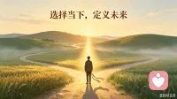 你的未来是什么样，取决于你现在的选择。
 
很多人总在焦虑明天，担忧未知的结果，却忽略了当下手里的选择权。日子不是突然变好，也不会骤然崩塌，每一次取舍，都在悄悄塑造往后的人生。
 
偷懒一时轻松，日后就要加倍弥补；愿意沉下心坚持，时间终会给出回应。逃避当下的难题，难题只会不断重演；正视眼前的困境，才会慢慢走出迷雾。
 
不必羡慕别人的生活，每个人的路各有节奏。不必纠结过往，过去的决定无法重来，能把握的只有此刻。
 
认真对待每一天，稳住心态，做好眼前事。坚持善良，保持努力，不随波逐流，不轻易妥协。
 
你当下的每一次自律、每一次坚持、每一次清醒抉择，都在铺就未来的路。愿我们都能忠于自己的选择，慢慢活成想要的模样
