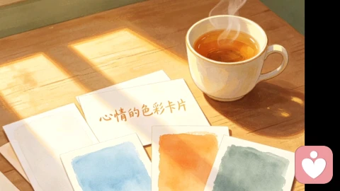 心情的色彩卡片