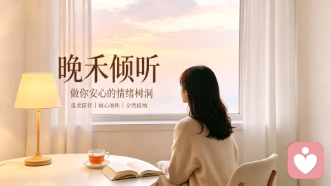 晚禾倾听:成年人最高级的治愈,是有人认真听你说心里话