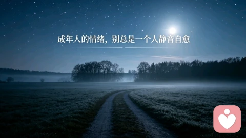 成年人的情绪,别总是一个人静音自愈