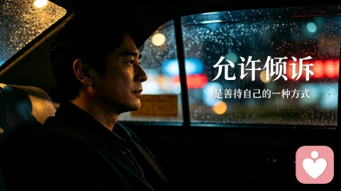 允许倾诉，是善待自己的一种方式