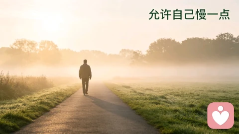 允许自己慢一点，也是成年人的一种自愈