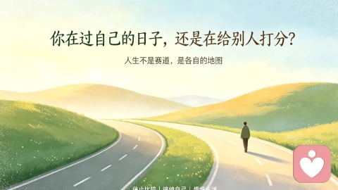 你在过自己的日子,还是在给别人打分?