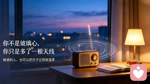 你不是玻璃心，你只是比别人多了一根天线