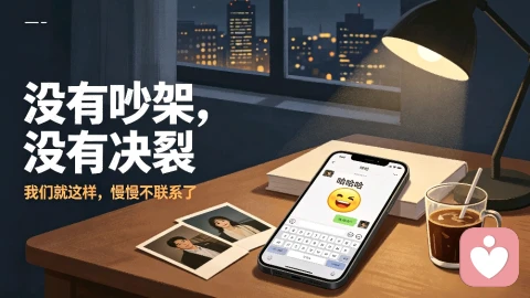 没有吵架，没有决裂，我们就这样不联系了