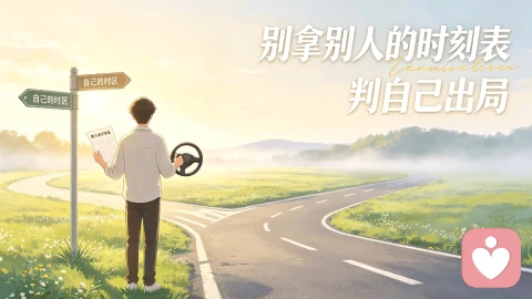 你不是晚了，你是拿错了时刻表