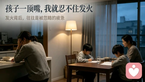 孩子一顶嘴,我就忍不住发火