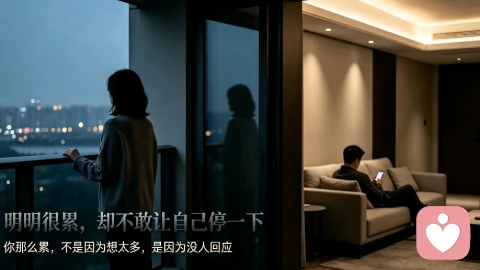明明很累，却不敢让自己停一下