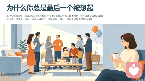 你那么靠谱,为什么总是最后才被想起