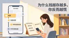 为什么钱越存越多，你反而越慌