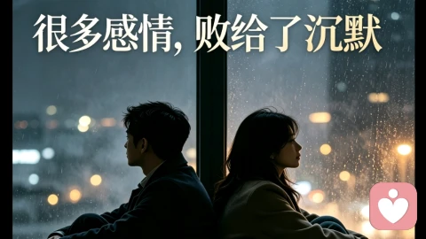 很多感情,败给了没人懂你的沉默