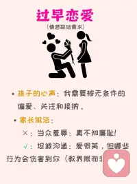 叛逆不是战争的号角，是孩子发出的信号❗️
心理学认为，每一种叛逆行为背后。都有一个未被满足的心理需求。
【关门回避】：心理边界需求
【挑战权威】：话语权力需求
【奇装异服】：自我认同需求
【讨厌上学】：拉响求助需求
【过早恋爱】：情感联结需求
【沉迷网络】：逃避现实需求
 
叛逆是信号，读懂才能智慧化解。
所有“学坏”的背面，有印着“请爱真实的我。