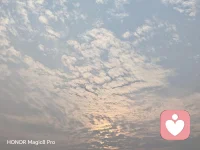 晨有牵牛盛放，抬头遇见早阳流云

平凡清晨，也满是温柔光景！