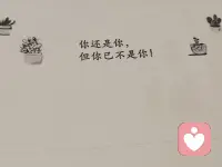 你还是你，
但你已不是你！