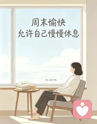 周末，不必强迫自己一定要过得充实热闹🌿

很多人到了周末，会陷入另一种内耗：
计划要休息、要运动、要提升自己，
可什么都没完成，就会心生焦虑，责怪自己虚度时光。

周末的意义，不一定要奔赴远方，也不必完成一大堆待办。
允许自己发呆、偷懒、什么也不做。
好好安放疲惫，接纳松弛的自己，
本身就是一种很好的修复。
好好度过属于你的周末时光。