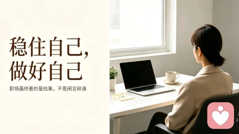 有人在背后说你坏话，最高级的应对