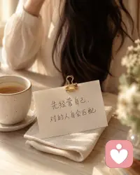 🌿 下午和闺蜜喝下午茶，
她愁着家里催婚想随便找个人凑活，
我拉着她的手说：
千万别为了堵家里的嘴去将就。

💡 你是100万的宝马，车里配置就配100万的；
你是10万的车，配置自然也只有10万的。
先经营好自己，才配得上和你价值对等的人；
先爱好自己，才能吸引来真心爱你的人。

✨ 没有心动的感觉硬凑，以后柴米油盐的日子怎么熬？
咱女人这辈子不是为了完成任务，
是要找那个让你笑、让你心里踏实的人。
别急，宁缺毋滥，
把伸出去的手收回来，先爱自己，
那个对的人自然就来了。

❤️ 你关注对方，他就会多爱自己一点；你关注自己，他就会反过来爱你。

——翊妃🌿