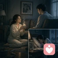 在咨询的场域里，我无需去辩驳她最初关于“自私”的逻辑漏洞，也不必指出她表达的凌乱。我只需要在她掀开那道伤疤时，稳稳地接住她的痛。我告诉她：我看见了那个强颜欢笑、委屈压抑的你；我看见了你在“渡劫”中的疲惫与坚韧。你渴望被理解，所以才会在被指责自私时感到不公平；你渴望真爱，所以才会在看清“没有心心相印”时如此绝望。