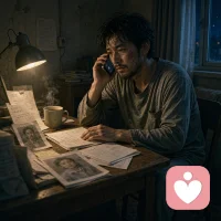 不是因为累——虽然确实累。而是因为我知道，电话那头的那个人，此刻大概也正坐在某个角落里，看着天花板，脑子里反复回响着刚才的对话。

他会不会真的去做那件事？我不知道。

但我知道，在刚才那四十分钟里，他不再是孤身一人面对那口深井。有人看见了他被拽着的样子，有人帮他把绳子一根一根地理了理，有人告诉他：今天只做一件事就够了。

这就够了。